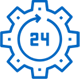 24-Hour Service Icon
